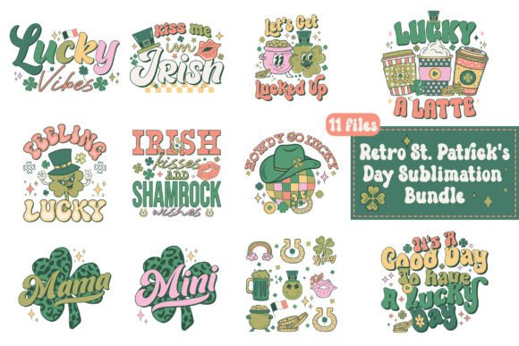 Download Retro St. Patrick's Day PNG Bundle - St. patrick's day Collection