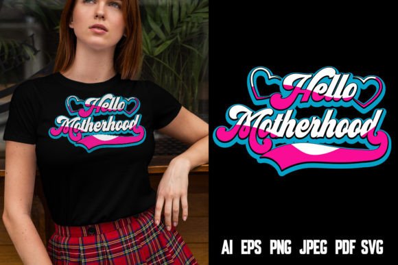Download Mother's Day SVG Retro T-Shirt Design - Retro Collection