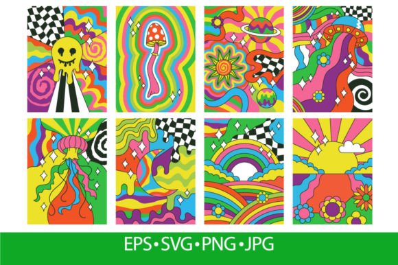 Download Hippie Style, Groovy Vibes Retro - Retro Collection
