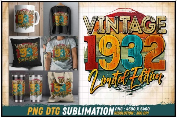Download Vintage 1932 Limited Edition Retro Round - Retro Collection