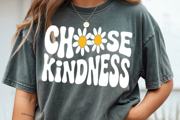 Download Choose Kindness Svg, Retro Wavy Text Svg - Retro Collection