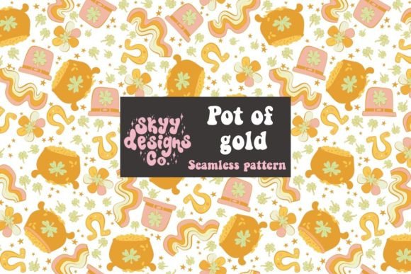 Download Retro St. Patrick’s Seamless Pattern - Retro Collection