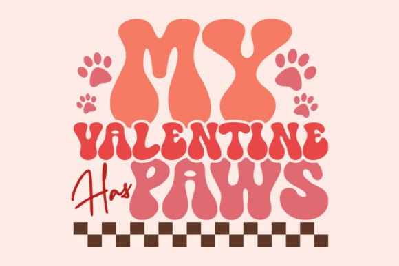Download Retro Valentine's Day Svg, Has Paws - Retro Collection