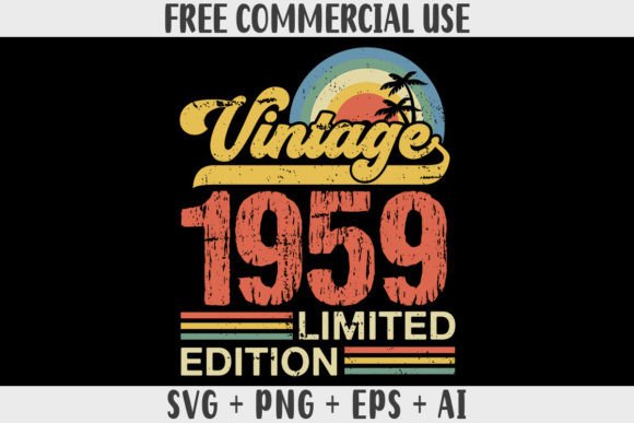 Download Retro Vintage 1959 Limited Edition - Retro Collection