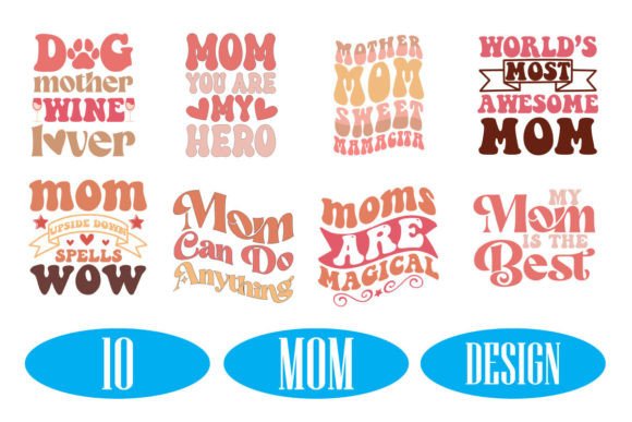Download Happy Mother's Day Retro Mon SVG Bundle - Retro Collection