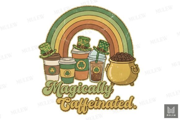 Download Retro St.Patrick's Day Coffee Png - Retro Collection