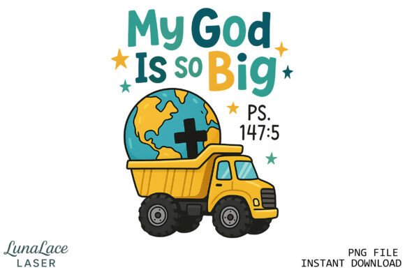 Download My God is so Big PNG Instant Download - Png instant download Collection