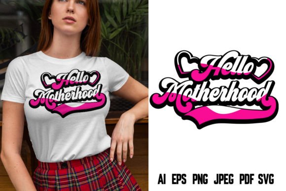 Download Mother's Day SVG Retro T-Shirt Design - Retro Collection