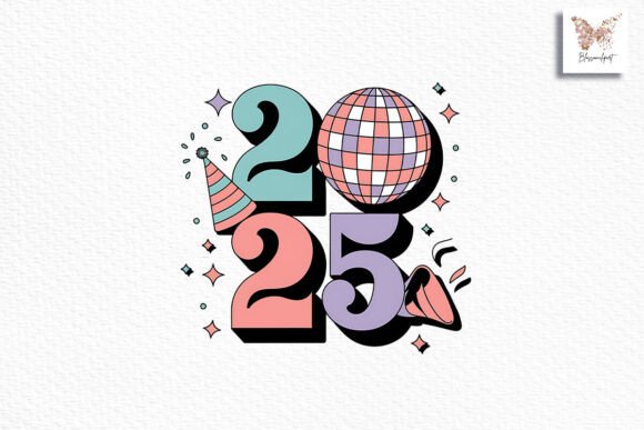 Download 2025 New Year PNG Instant Download - Png instant download Collection