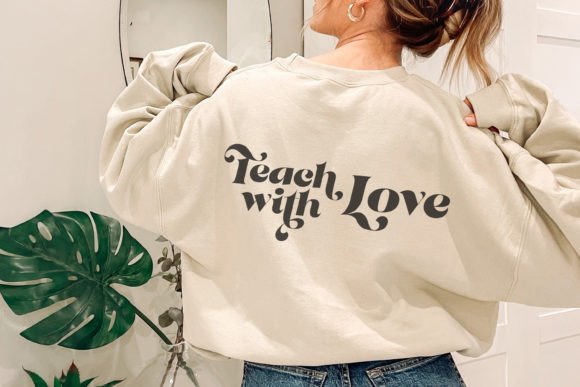 Download Teach with Love Retro Teacher Svg Shirt - Retro Collection