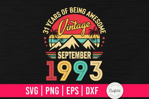 Download Vintage 1993 September 31th Birthday - Premium Resources