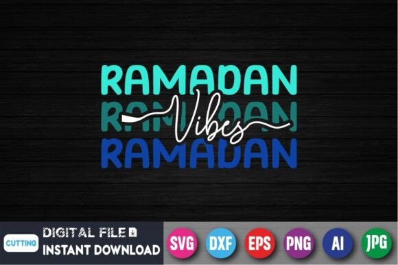 Download Ramadan Vibes Retro Groovy Shirt SVG - Retro Collection