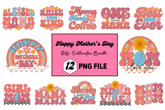 Download Happy Mother's Day Retro Sublimation - Retro Collection
