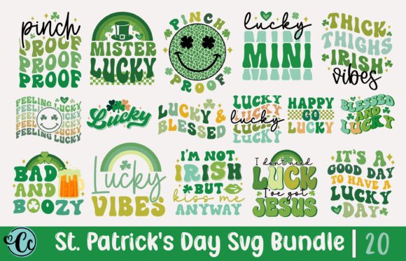 Download St Patrick's Retro Day Svg Bundle - Retro Collection