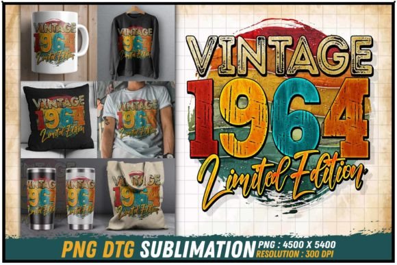 Download Vintage 1964 Limited Edition Retro Round - Retro Collection