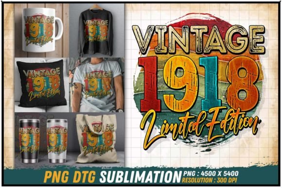 Download Vintage 1918 Limited Edition Retro Round - Retro Collection