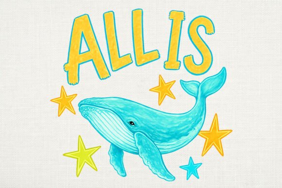 Download Retro All is Whale Summer PNG Design - Retro Collection