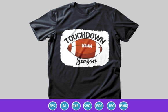 Download Touchdown Season Retro T-shirt Design - Retro Collection
