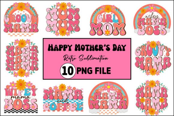 Download Happy Mother's Day Retro Sublimation - Retro Collection