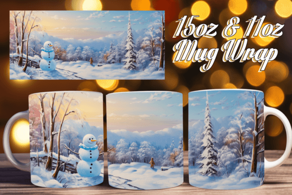 Download Warm Winter Mugs: Mug Wrap - Mug Collection