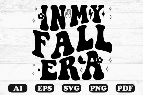 Download In My Fall Era Retro Wavy Svg T-shirt - Retro Collection