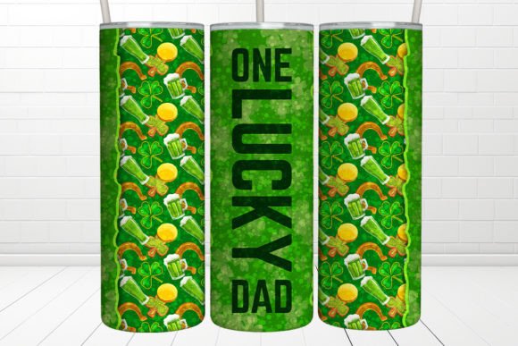 Download St. Patrick's Day Tumbler, Lucky Dad - St. patrick's day Collection