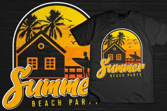 Download Summer Beach Retro Vintage T Shirts Svg - Retro Collection