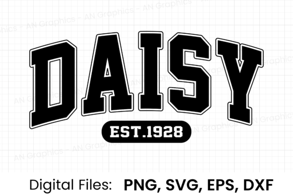 Download Daisy Est.1928 Retro Varsity SVG - Retro Collection