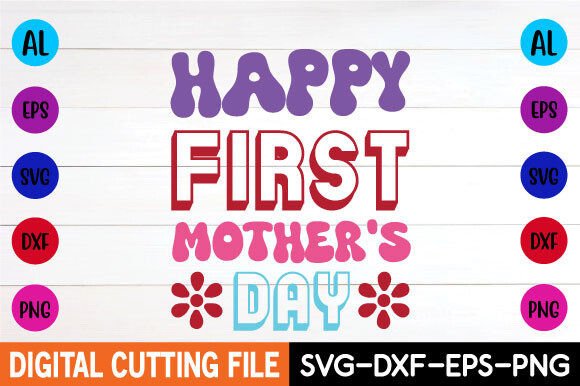 Download Happy First Mother's Day Retro Svg - Retro Collection