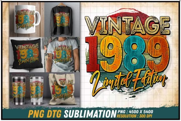 Download Vintage 1989 Limited Edition Retro Round - Retro Collection